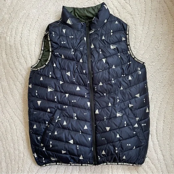 Scotch & Soda Reversible Puffer Vest, Size 12 - Picture 4 of 7